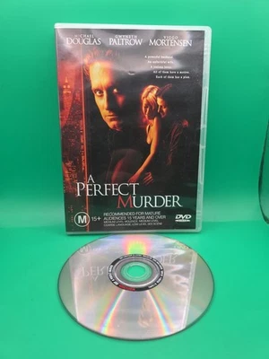 A Perfect Murder (DVD, 1998) Michael Douglas, Gwyneth Paltrow - Crime Thriller - Image 1 of 3