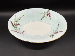 Foley Highland Heather Oval Serving Bowl Bone China England - Picture 1 of 5