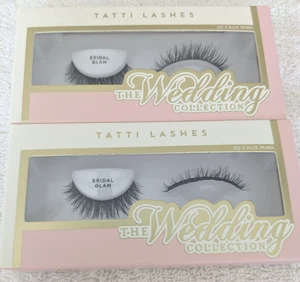 2 x Tatti Lashes The Wedding Collection Bridal Glam 3d Lashes - Picture 1 of 1