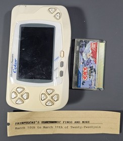 WonderSwan Color IPS Backlit - Fully Recapped - Glass Screen - Inuyasha Bundle