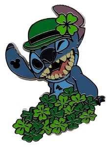 Stitch Holidays St Patrick's Day WDW 2024 Hidden Mickey 2 Of 5 Cast Disney Pin - Picture 1 of 2