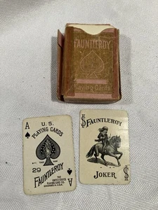 Tarjetas de juego miniatura Fauntleroy vintage / incompletas - Imagen 1 de 4