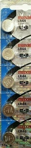 5 Authentic LR44 Maxell A76 L1154 AG13 Batteries Hologram Package - Picture 1 of 7