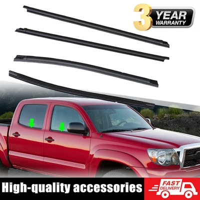 4Pcs Window Weatherstrip for Toyota Tacoma 05-15 Weatherstrip Trim Seal Belt - Image 1 of 4