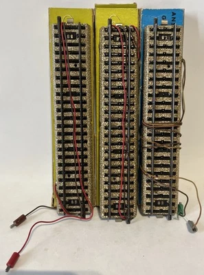 3x VINTAGE MARKLIN 5111 HO TRACK STRAIGHT SECTION MODEL RAILWAY BOXED - Image 1 of 4