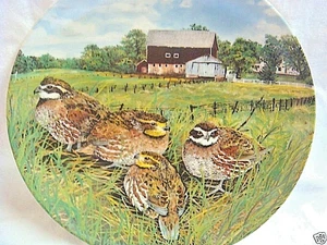 MIB 1987 Knowles Plate THE QUAIL by WAYNE ANDERSON - Picture 1 of 6