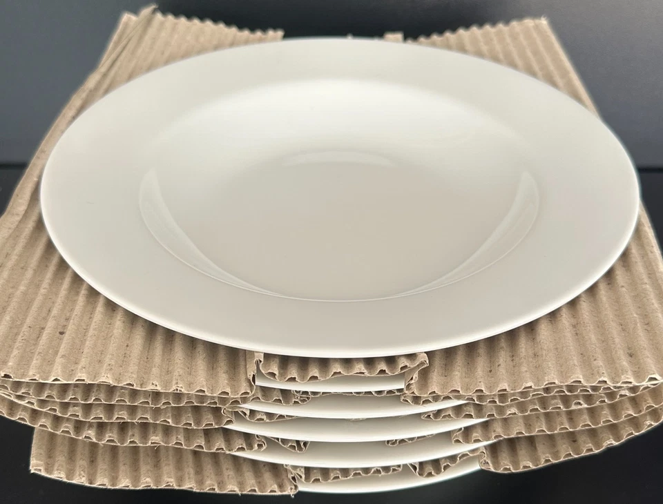 Seltmann Weiden Rondo Liane weiß Suppenteller Ø 22 cm - 6 Stück NEU - Bild 1 von 1