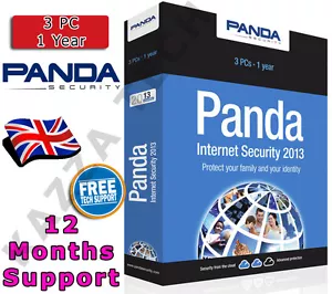 PANDA INTERNET SECURITY 2013 3 PC UTENTE 1 ANNO! Chiave di attivazione licenza antivirus - Foto 1 di 2