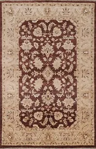 Vegetable Dye Chobi-Peshawar Oriental Area Rug Hand-knotted Wool Carpet 3x5 ft - Picture 1 of 12