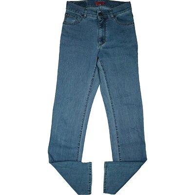 Angels 34 L32 Jeans Hose blau Damen Dolly 8032 straight Leg mid Stretch W26 XS S - Bild 1 von 4