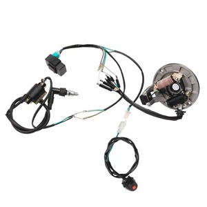 WIRE HARNESS 2 COIL STATOR MAGNETO CDI for 110 125cc SSR 140CC Lifan PIT BIKE - Picture 1 of 5