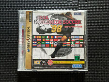 SEGA Worldwide Soccer '98 SEGA SATURN SS NTSC-Japan Complete w/ Obi