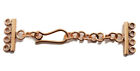 2 Sets Muti Strand Extender Clasp 4 Strand Antique Copper 827 Dth-257
