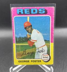 George Foater 1975 Topps #87 Cincinnati Reds en muy buen estado - Imagen 1 de 2