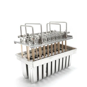 20x Stainless Steel Molds Ice Pop Lolly Popsicle Ice Cream Stick Holder Mold Top - Picture 1 of 12