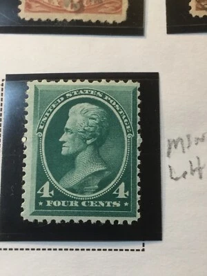 1883 Scott #211 MLH 4 Cent Jackson Catalog $225! Scarce Stamp AUCTION Saturday! - Image 1 of 4