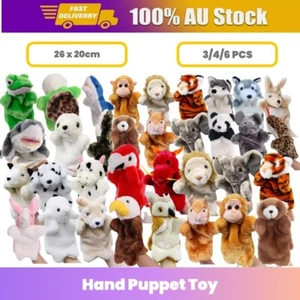 Animal Wildlife Hand Hand Soft Plush Gift Glove Puppet Puppets Kid Children Toy - Picture 1 of 96