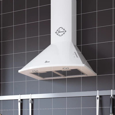 Dunstabzugshaube 60cm Gurari GCH046 1000m³/h Wandhaube Kaminhaube Weiß