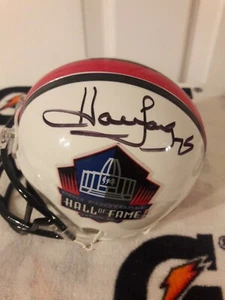 HOWIE LONG Signed HOF Hall Of Fame Mini Helmet OAKLAND RAIDERS PSA/DNA AF63706 - Picture 1 of 9