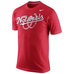 T-shirt logo MLB Washington Nationals Triblend mot-symbole neuf