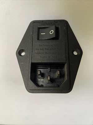 2EDL1SM 2A 250V   CORCOM EMI FILTER AC Power Entry Module    (LOT OF 1) - Image 1 of 4