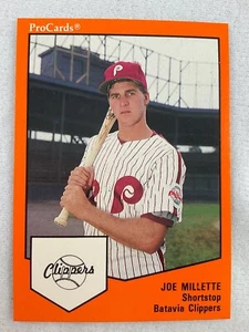 1989 Batavia Clippers-ProCards Minor League Baseball Card-Joe Millette - Picture 1 of 1