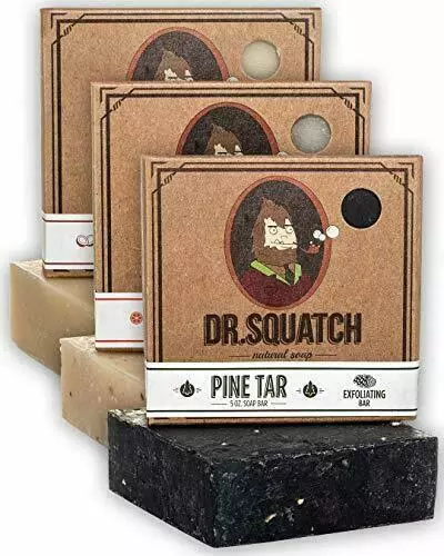 Dr. Squatch - Men's Naturally Fresh Scented Natural Bar Soap with Bay Rum