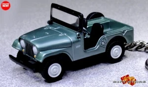 ๐๐RARE KEYCHAIN GREEN WILLYS JEEP CJ5 KAISER AMC CUSTOM Ltd Ed. GREAT GIFT๐๐ - Picture 1 of 11
