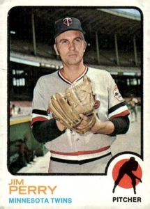 1973 Topps #385 Jim Perry Minnesota Twins - Bild 1 von 2