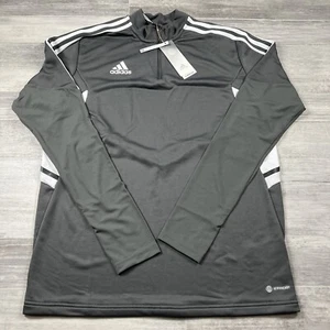 ADIDAS TRAINING SHIRT CONDIVO 22 - TEAM GREY FOUR/WHITE MENS LARGE HD2312 NEW - Picture 1 of 12