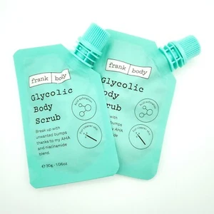 Frank Body Glycolic Körperpeeling AHA Reisegröße 30g 1,06oz MENGE 2 NEU - Bild 1 von 3