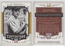 2015 Panini Cooperstown HOF Chronicles Gold /5 Dave Bancroft #22 HOF