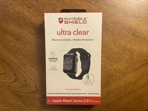 ZAGG Invisible Shield Apple Watch 3/2/1  38mm - Ultra Clear - Photo 1 sur 2