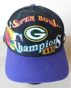 Logo Athletics Super Bowl XXXI Green Bay Packers Champions Snapback Baseball Cap - Picture 1 of 6