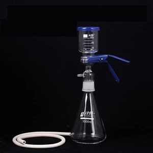 Laboratory Vacuum Suction Filter Kit Lab 1000ml Conical Flask Buchner Funnel - Picture 1 of 5