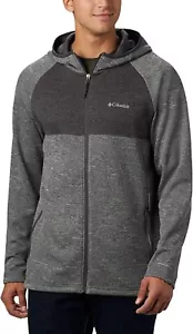 Columbia Herren Maple Lake Midlayer Hoodie mit durchgehendem Reißverschluss, Stadtgrau/Hai, Medium - Bild 1 von 5