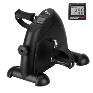 Mini Exercise Bike Under Desk bike Pedal Portable Foot Cycle with LCD Display - Picture 1 of 14