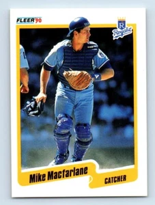 1990 Fleer Canadian Mike Macfarlane Kansas City Royals #114 - Picture 1 of 2