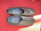 Eileen Fisher Leather Slide On Shoes Made In Italy
