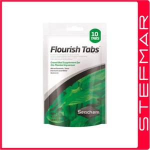 Seachem Flourish Tabs 10 Pack Aquarium Plant Food Tablets Fertiliser Fish Tank - Picture 1 of 1