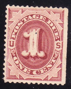 US Scott J15 old 1c Postage Due red brown M/H/OG/VF NSE CV $70 - Picture 1 of 1