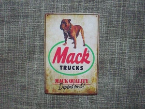 Mack Trucks Blechschild 8 x 12, neu im Vintage Look - Bild 1 von 1