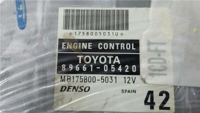 8966105420 centralina per TOYOTA AVENSIS BERLINA (T25) 2.0 D4-D 105841 - Immagine 1 di 2