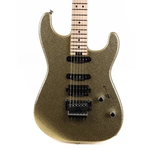 Charvel Custom Shop San Dimas HSS Gold Sparkle - Picture 1 of 9