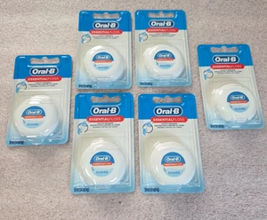6 PACK Oral B Oral-B Essential Floss Waxed Dental Floss 54 Yard Each - Picture 1 of 4