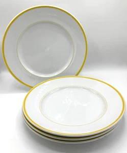 Williams Sonoma Brasserie Yellow Dinner/Chop Plates 12 1/4" Set of 4 Japan EUC! - Picture 1 of 5