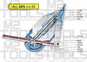 Sigma 4BN 24" Tile Cutter - Spare Parts and Accessories - FAST SHIPPING FROM USA - Picture 1 of 30