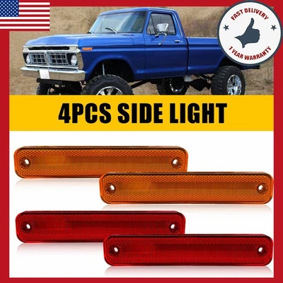 Marcador lateral para Ford F-100 1973-1979/F-150/F-250/F-350 delantero y trasero FO2550101 Foto 1 de 4