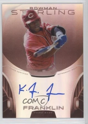 2013 Bowman Sterling Prospect Ruby Refractor /99 Kevin Franklin #BSAP-KF Auto - Image 1 of 2