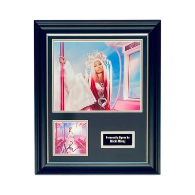Nicki Minaj SIGNED Pink Friday 2 Artwork Display & COA Autographed Music - Image 1 of 4
